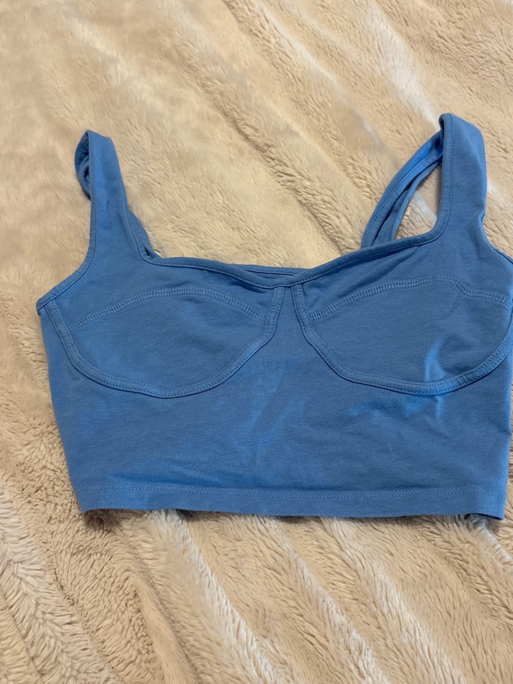 wild fable Soft Blue Cotton Bralette